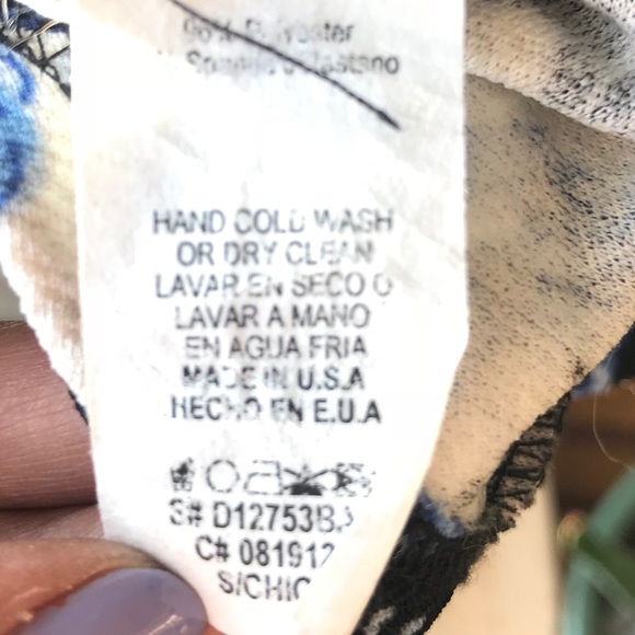 Black Pink/Blue Floral {Mystic} Dress Spring - Picture 4 of 4